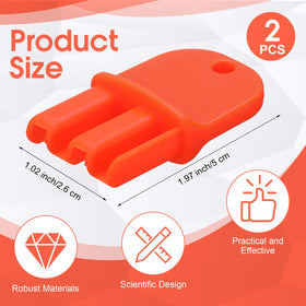 Sunnychicc spare orange keys with waterproof plastic design for durability