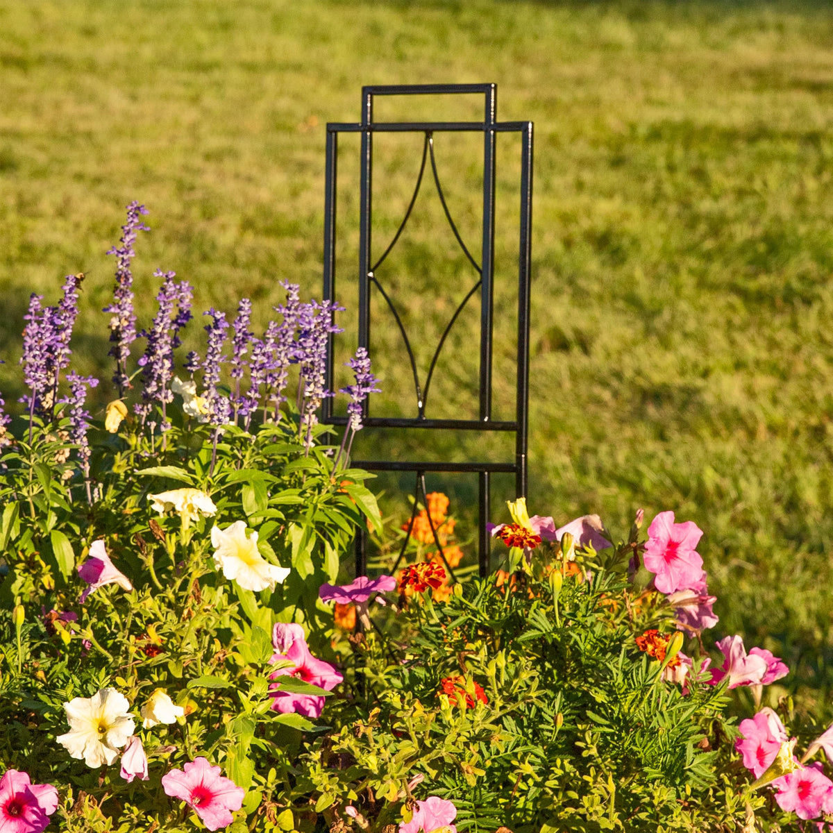 Sunnydaze Decor decorative pair elevates curb appeal while guiding plant growth.