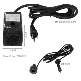 Sunnydaze flow-rate valve enables adjustable water output for personalized displays.