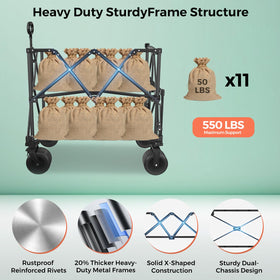 SUNNYFEEL 550L tailgate extension helps loading bulky items at camp or market