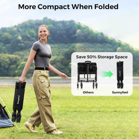 SUNNYFEEL 550L tear-resistant fabric stands up to outdoor use
