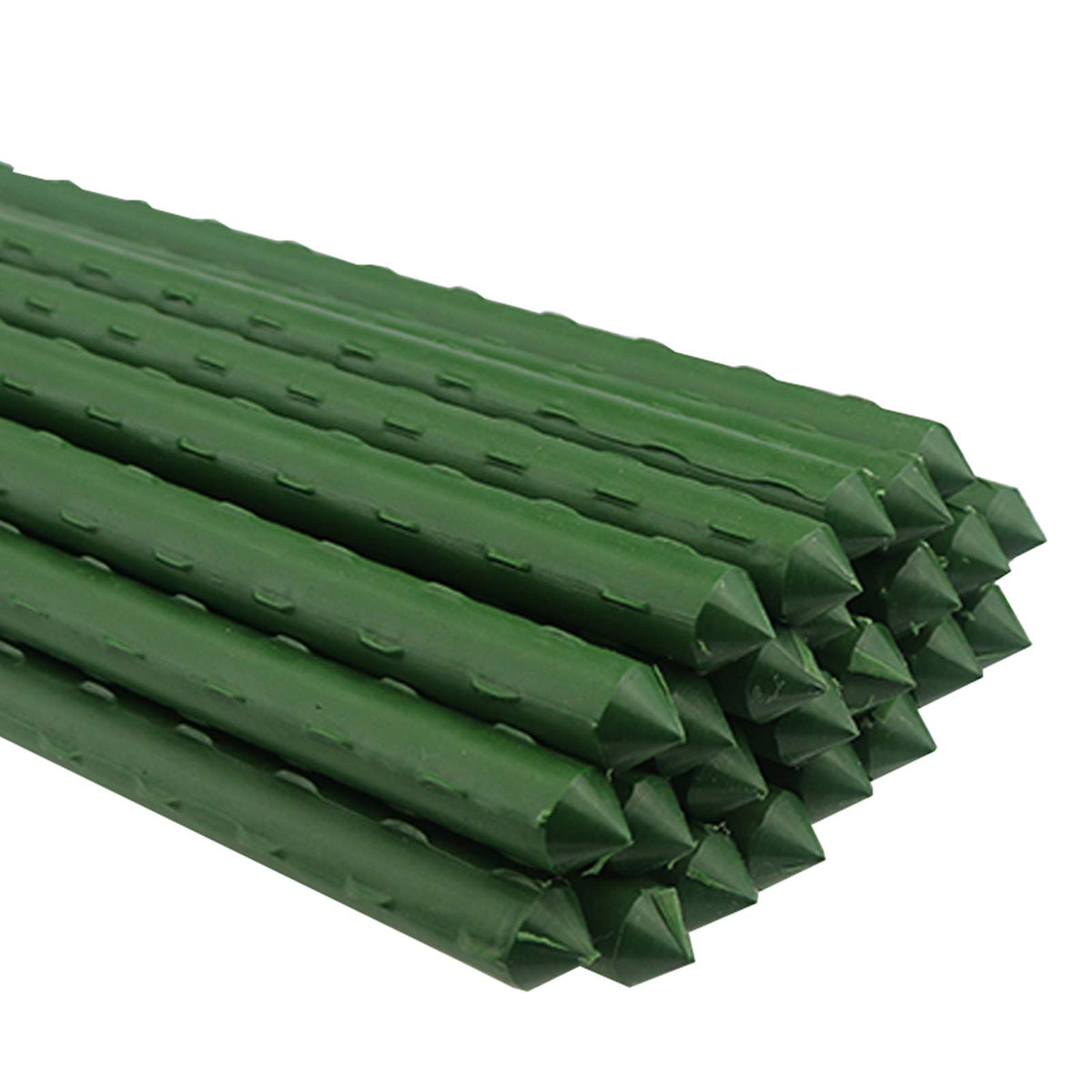 Sunnyglade 25-pack plant stakes closeup for sturdy garden support.