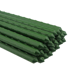 Sunnyglade 25-pack plant stakes closeup for sturdy garden support.