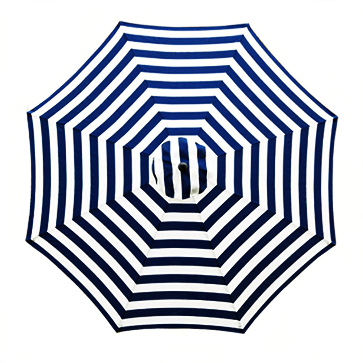 Sunnyglade 9ft umbrella canopy in blue and white top offering universal fit for patio shade