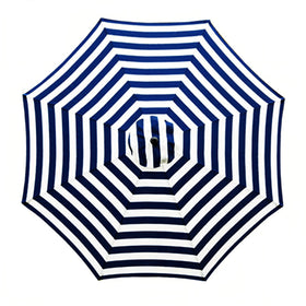 Sunnyglade 9ft umbrella canopy in blue and white top offering universal fit for patio shade