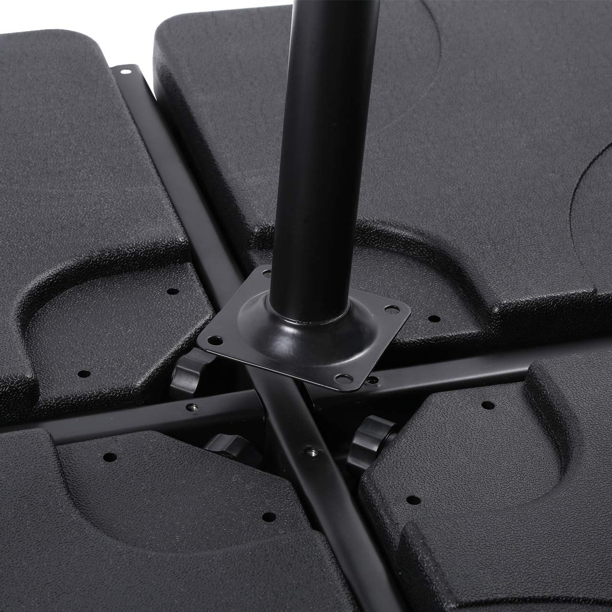 Sunnyglade base dimensions shown as 39.7 inches by 39.7 inches