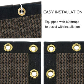 Sunnyglade copper grommets on edges reinforce durability and tension