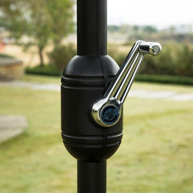 Sunnyglade crank operation enables easy opening and closing.