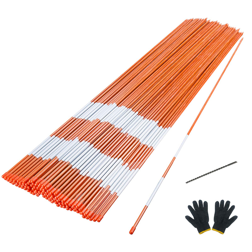 Sunnyglade driveway marker rod 48 inch for clear night visibility