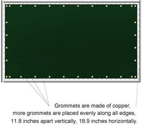 Sunnyglade green privacy mesh ideal for yards, gardens, and patios.