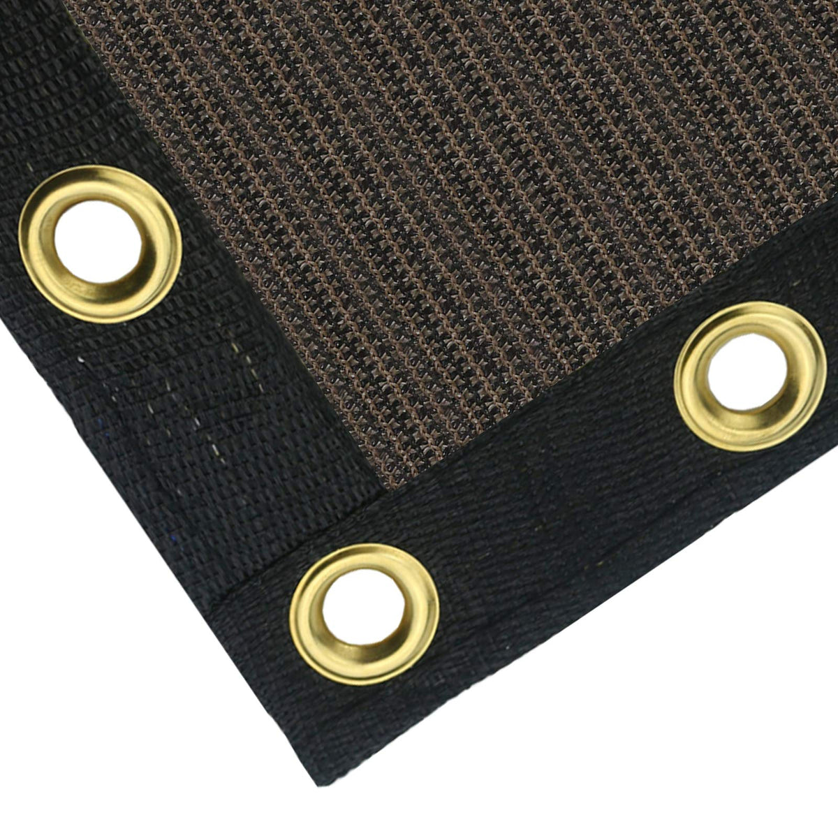 Sunnyglade heavy-duty mesh fabric with copper grommets withstands wind and weather