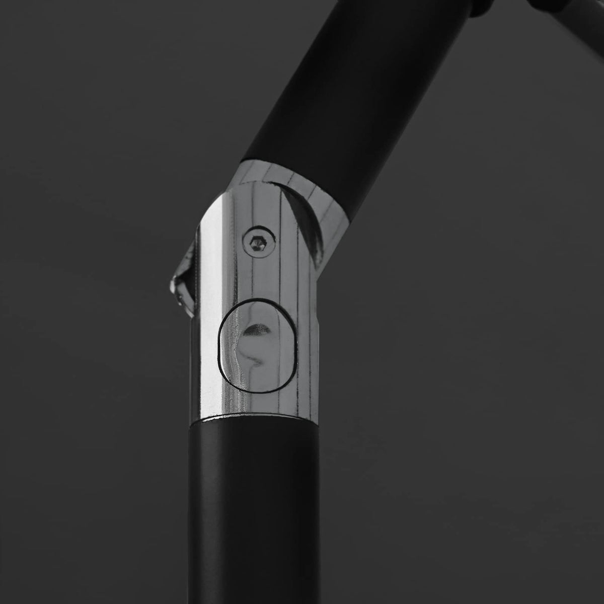 Sunnyglade lightweight aluminum pole resists rust and stores easily.