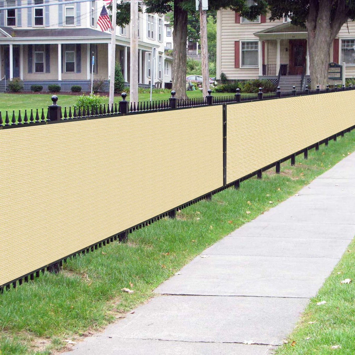 Sunnyglade breathable weave allows air and water to pass through.