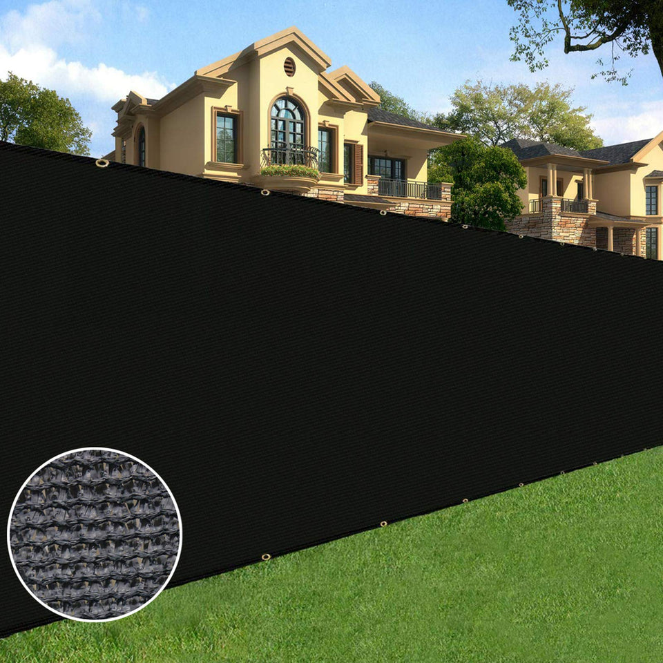Sunnyglade privacy screen fence 4x50 provides privacy and airflow