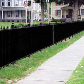 Sunnyglade garden protection privacy screen shields plants from wind.