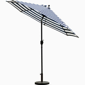 Sunnyglade push-button tilt umbrella for adjustable shade angles