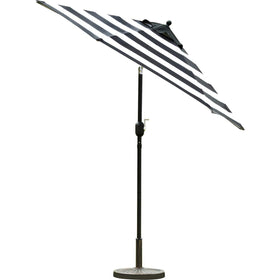 Sunnyglade push button tilt shown for flexible shade angles.