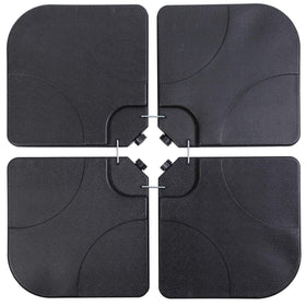 Sunnyglade umbrella base with four square plates providing stable cantilever support