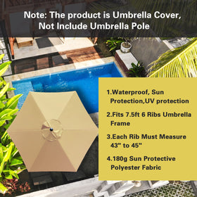 Sunnyglade tan canopy with wind vent to improve airflow.