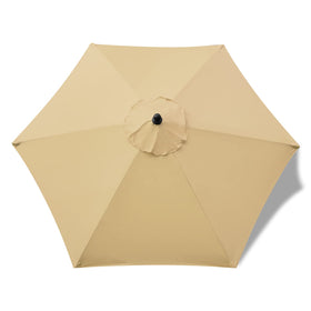 Sunnyglade universal canopy fits 7.5ft six rib umbrellas.