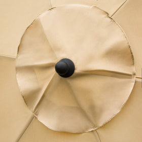 Sunnyglade vented canopy promotes airflow for cooler shade.