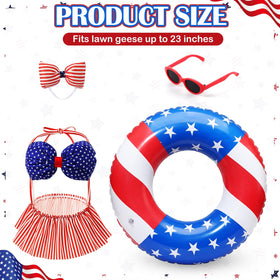 Sunnymove bikini porch-goose-costume enhances summer porch styling with playful patriotic flair.