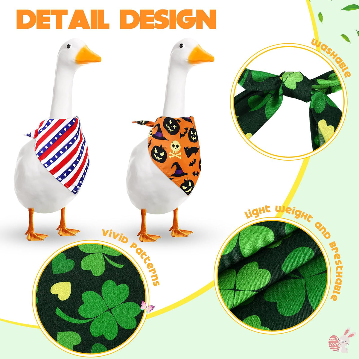 Sunnymove porch goose outfits collection for seasonal celebrations and smiles.