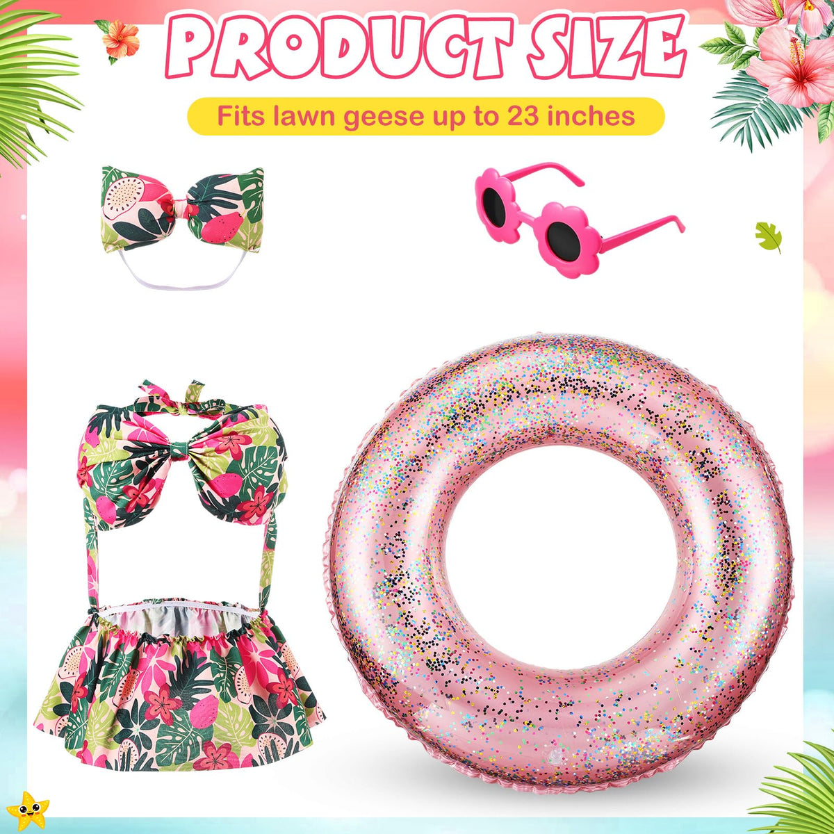 Sunnymove rose red sunglasses add sunshine-ready flair to your porch goose.