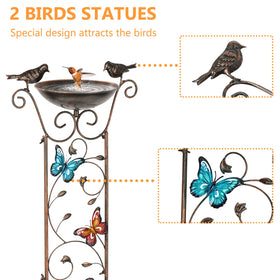 SUNNYPARK trellis features bright butterflies among climbing vines