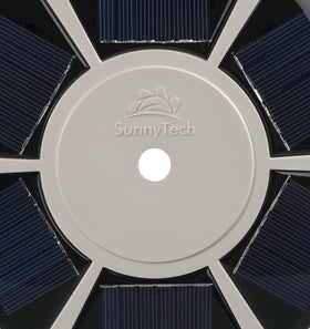 Self-charging solar power stores energy for night showtime