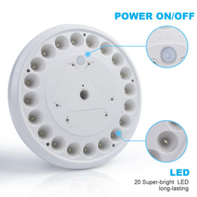 Sunnytech flag light uses an efficient solar panel for longer night showtime.