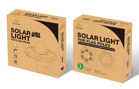Sunnytech weather-resistant flag light withstands outdoor conditions for year-round use.