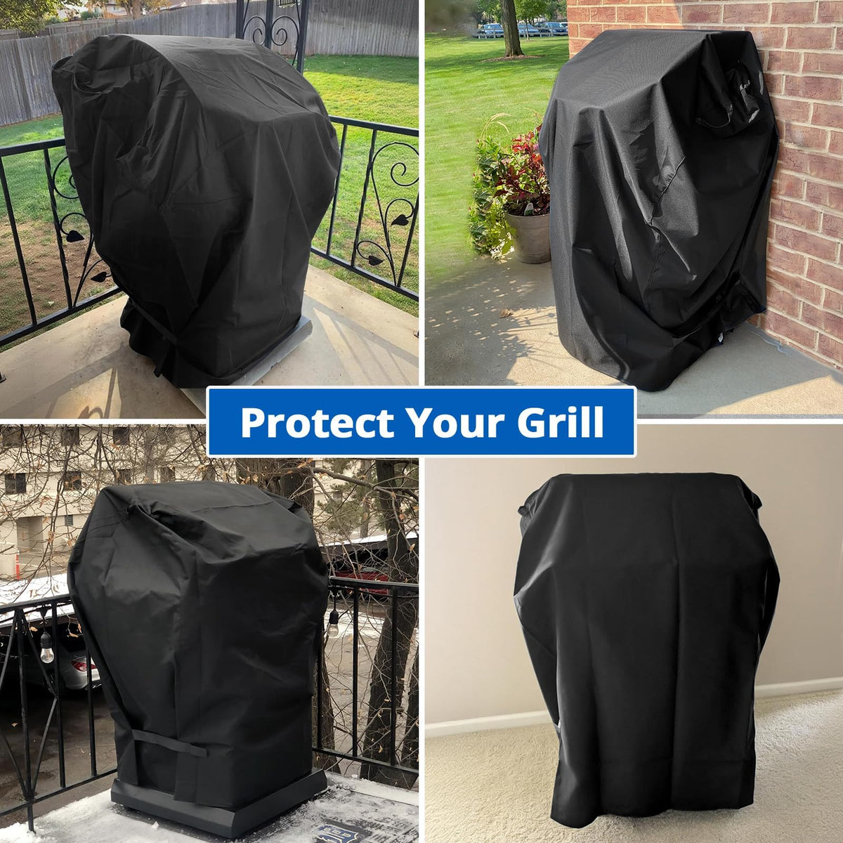 SunPatio UV protection helps maintain grill appearance in sunny patios.