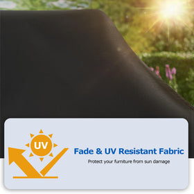 SunPatio chaise lounge cover-80x30x26-size designed to fit most standard loungers.