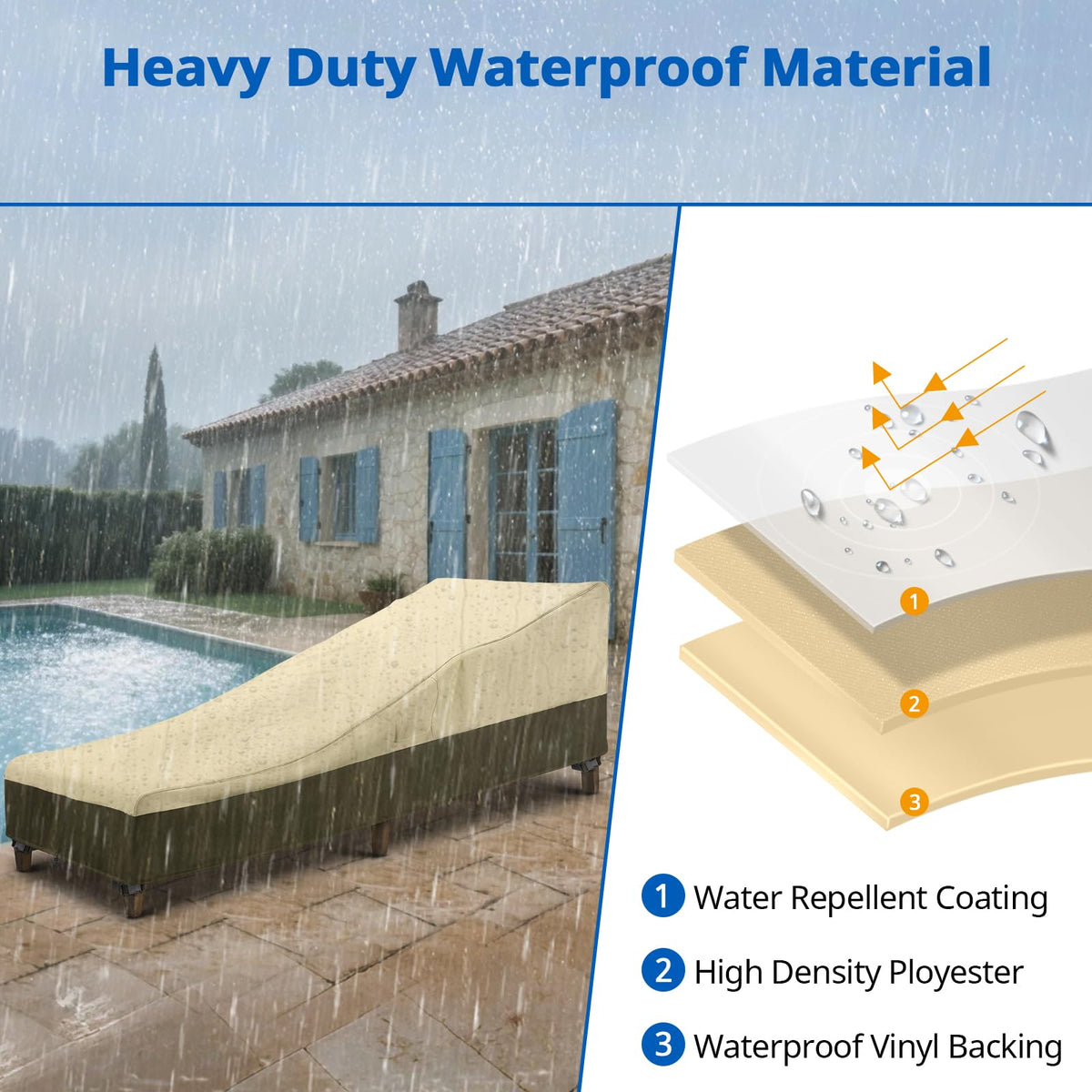 SunPatio ventilation mesh promotes airflow and reduces interior condensation.