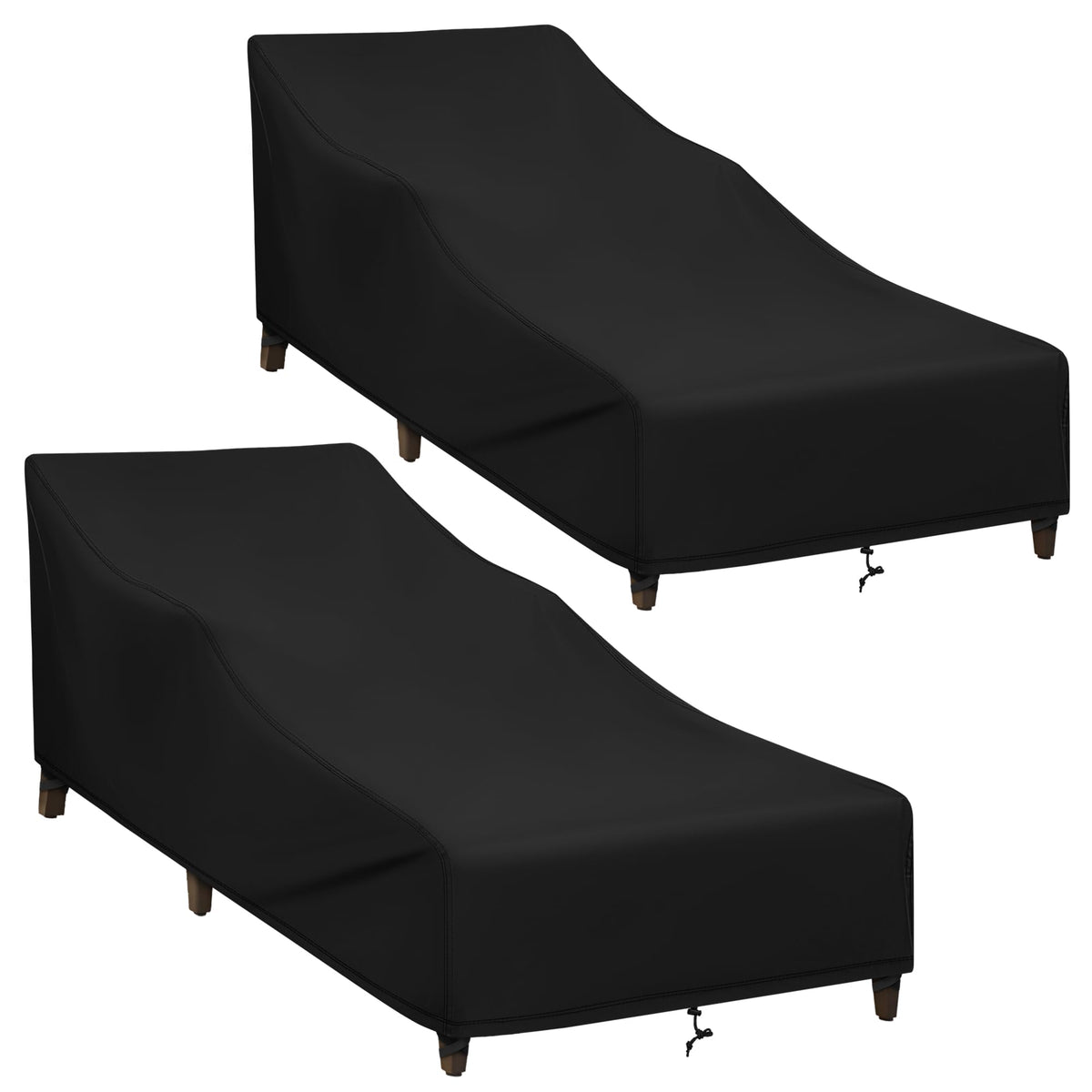 SunPatio chaise lounge cover waterproof-material protects your chair from rain and spills.