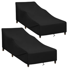 SunPatio chaise lounge cover waterproof-material protects your chair from rain and spills.