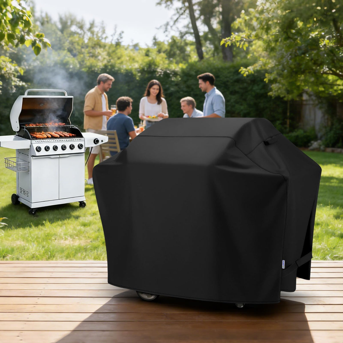 SunPatio 65w-24d-44h dimensions ensure full grill coverage