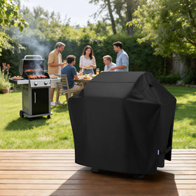 SunPatio grill cover 50inch easy setup removal with fabric handles