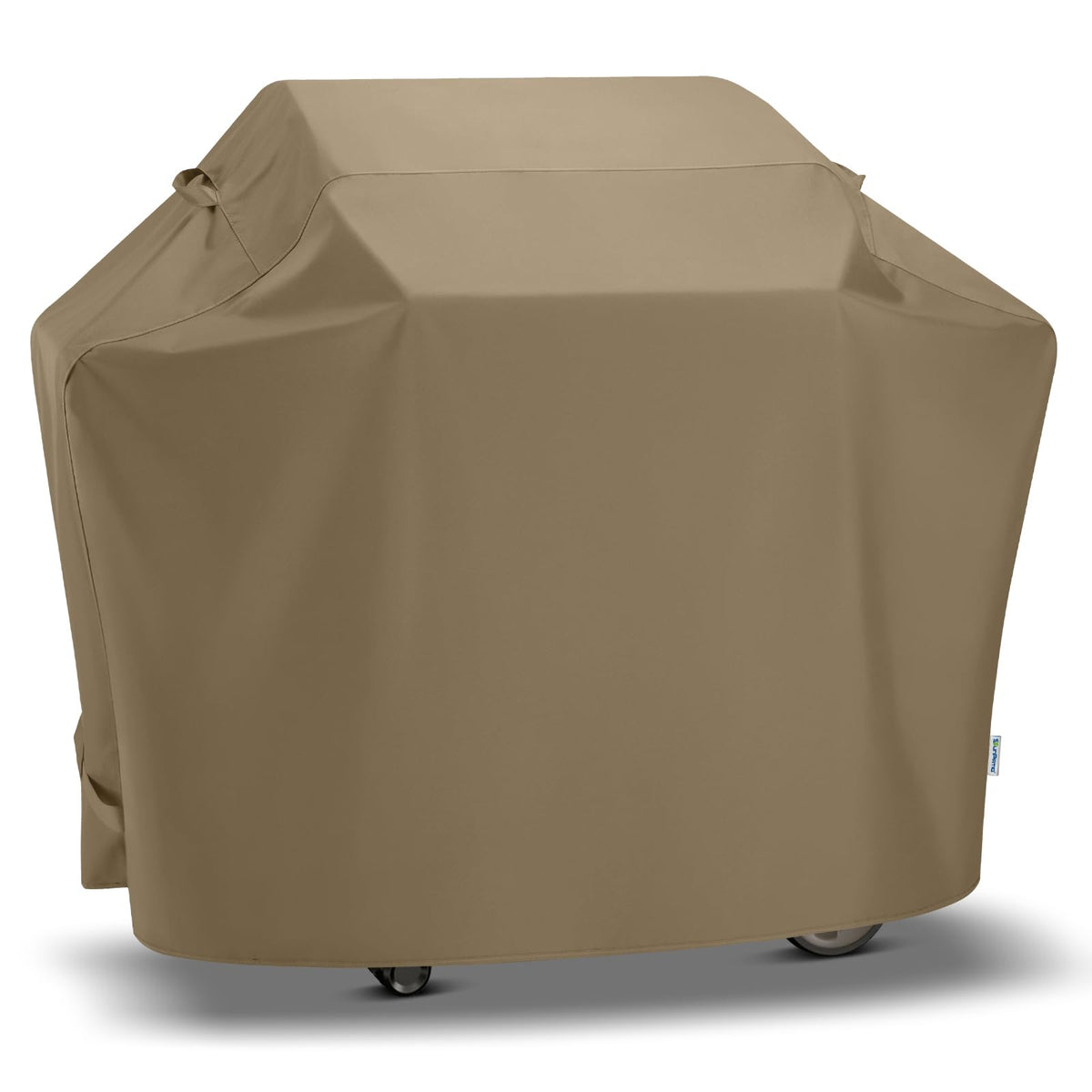 SunPatio grill cover 55inch fit shields Weber and Char-Broil from rain and sun.