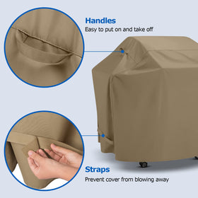 SunPatio durable material resists tearing and cold cracking for year-round use.