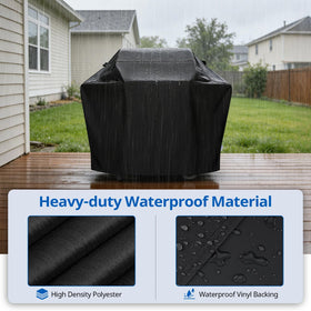 SunPatio waterproof lining demonstrates rain resistance.