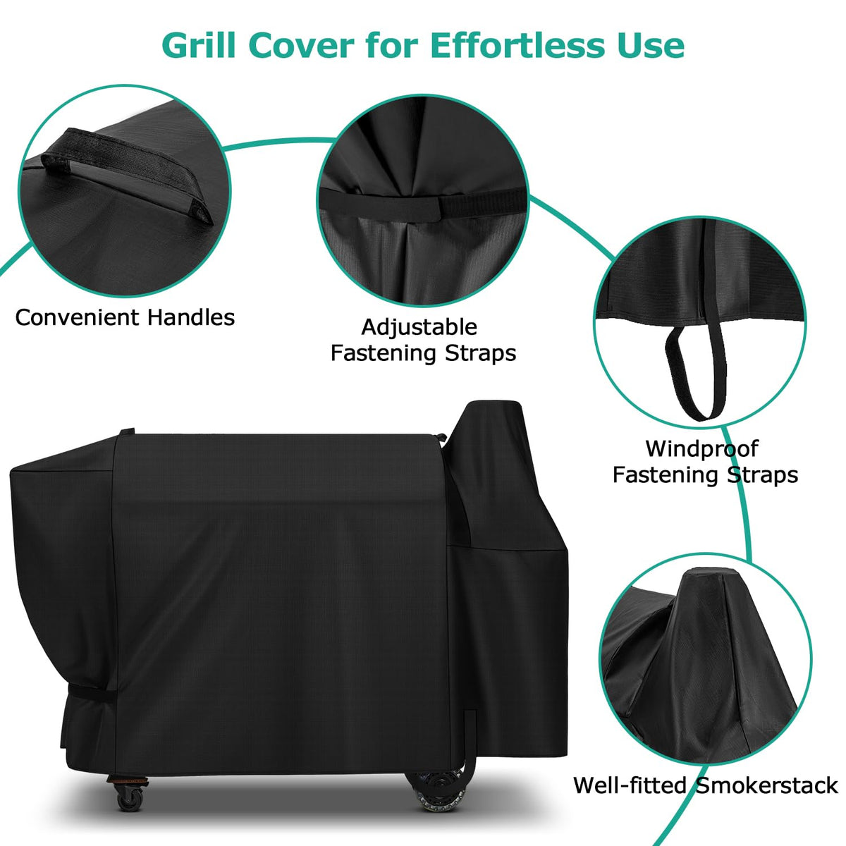 SunPatio proper fit helps protect Pit Boss grills from the elements
