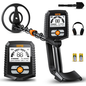 SUNPOW MD13 metal detector with 8-inch coil for accurate treasure hunts