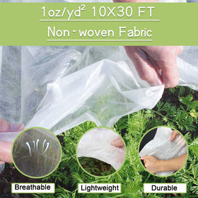 SUNPRO fiberglass garden hoops provide sturdy support for raised beds