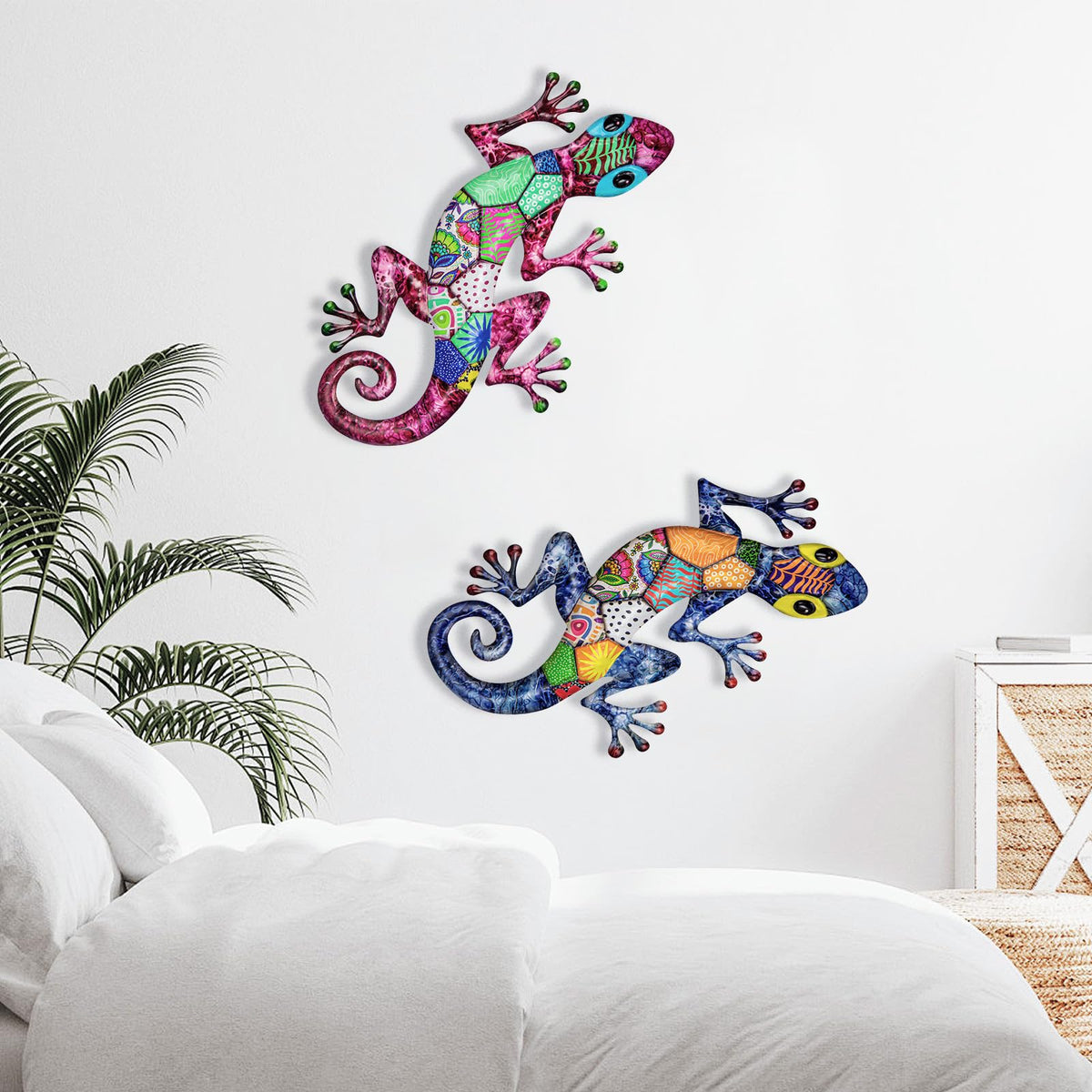 SUNREEK gecko decor ideal for garden fences and patios