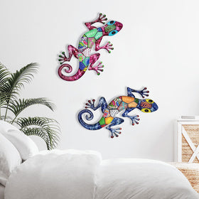 SUNREEK gecko decor ideal for garden fences and patios