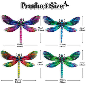 SUNREEK dragonfly wall decor sized 8.8 x 5.9 inches for versatile use.