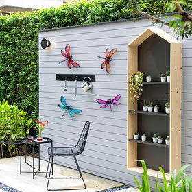 SUNREEK dragonfly wall decor, easy-to-hang design, transforms empty wall spaces.