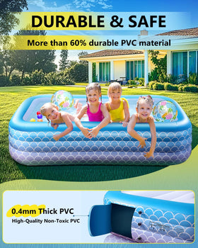 Sunrio pool material is BPA-free and phthalate-free for safer play